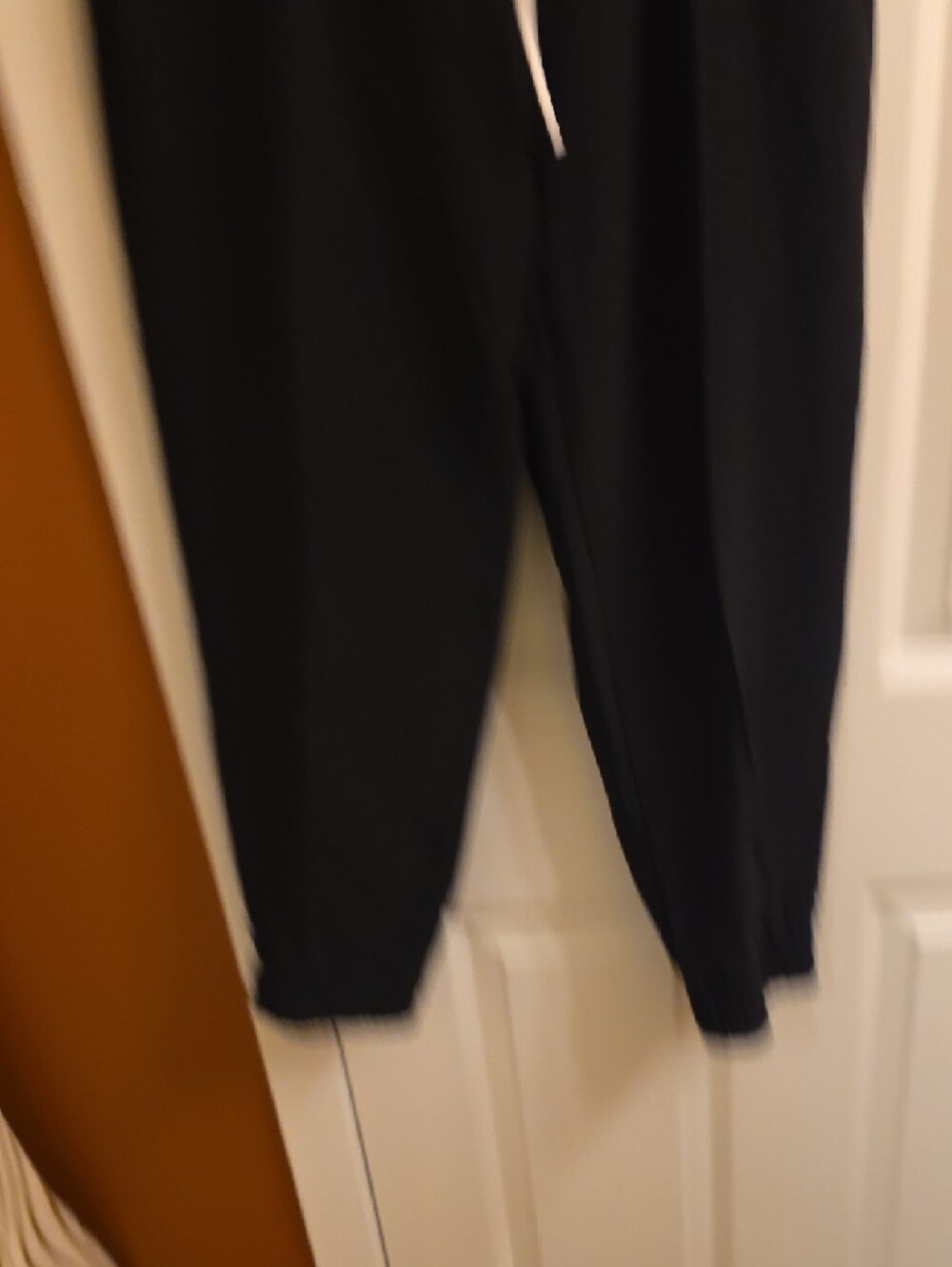 ZARA Navy Jogger Sweatpants with White Drawstring - Picture 9 of 9
